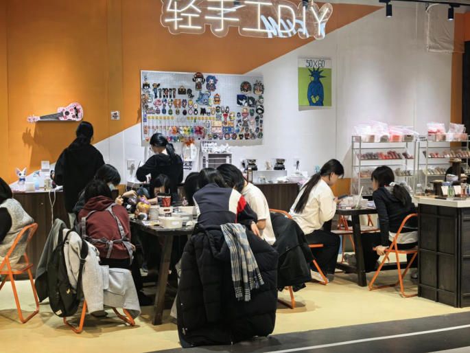 拼豆店人气场景